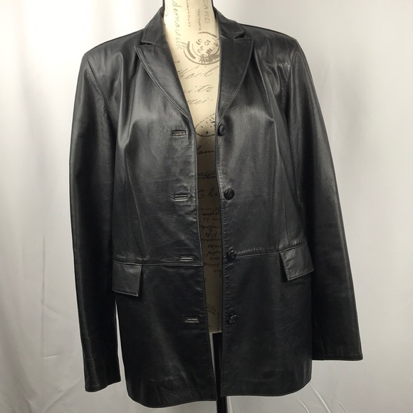 GAP Jackets & Blazers - Vintage 90's Gap Leather Jacket